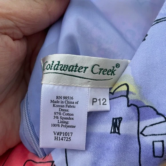 Women’s Multicolor Printed Summer Dress, Positano Style - Picture 6 of 6